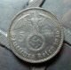 German 5 Mark Swastika Coin - 1936d - 90% Silver - Munich,  Nazi Germany Reichsmark - Km86 Germany photo 2