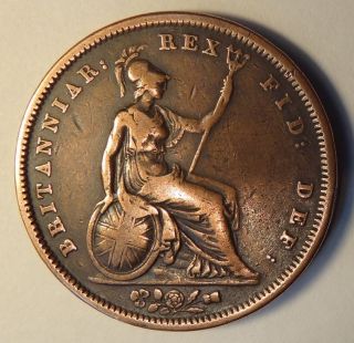 Great Britain - 1penny 1826 Km683 photo