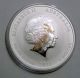 2011 1 Oz Silver Lunar Year Of The Rabbit Coin,  Ser.  2 In Perth Capsule Australia photo 4