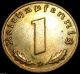 German Third Reich - Reichspfennig Coin - 1939d Germany photo 1