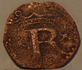 1 Real Mediavel Coin D.  JoÃo Iii King Of Portugal Portugal Very Rare photo