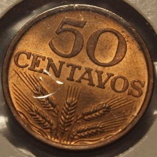 50 Centavos Bronze 1979 Portugal photo