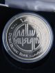 2000 United Arab Emirates Dubai Islamic Bank Silver Jubilee Coin Medal 50 Dirham Middle East photo 5