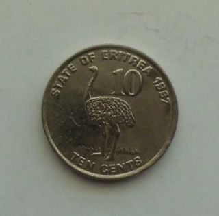Eritrea 10 Cents 1997 photo