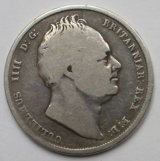 Great Britain / William Iiii.  Half Crown 1836.  925 Silver - Scarche Coin photo
