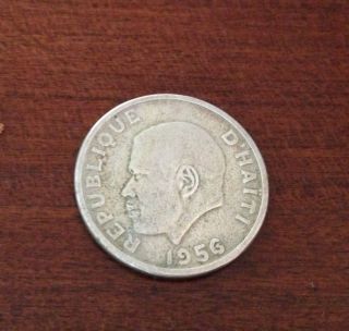1956 Haiti 20 Centimes Coin photo