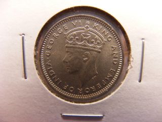 Malaya Silver 10 Cents,  1945,  Bu photo