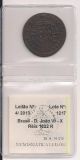 Brazil X Reis Copper 1822 - R D.  Ioannes Vi Better Very Fine Variety Unlisted Rare South America photo 2