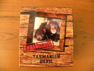 2013 Tuvalu $1 Endangered & Extinct Series - Tasmanian Devil Proof, photo