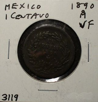 Mexico 1 Centavo 1890 Mo photo