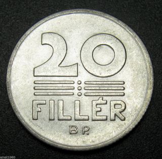 Hungary 20 Filler Coin 1989 Bp Km 573 photo