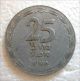 Israel - 25 Mils 1949 - Km 8 - First Type Coin Av.  F Middle East photo 1