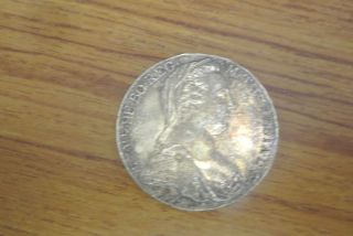 1780 1 Thaler Maria Theresa Austria Silver.  833 41mm 28g Km T1 - Bu Unc photo