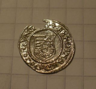 Ferdinand ' S Denar Medieval Silver Coin (madonna And Baby Jesus) In 1500s (16) photo