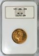 1911 Denmark Gold 20 Kroner Ngc Ms64 Old Holder Lustrous Coin Europe photo 1