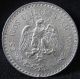 1938 72% Silver Mexican Un Peso - Cap And Ray Large Coin From Mexico Mexico photo 1