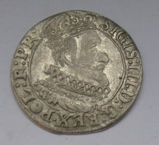 Poland - Gross 1626 - Sigis Iii Danzig - Silver Coin Rare photo
