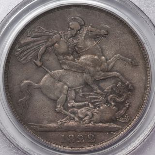 Great Britain 1822 Silver Crown Coin Pcgs Xf45 Tertio George Iii Km - 680.  2 S - 3805 photo