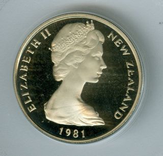 1981 Zealand 10 Cents Sp Heavy Cam Finest Graded. photo