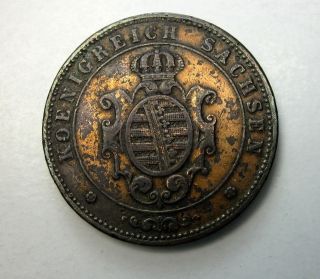 German States Saxony - Albertine 5 Pfennig,  1869b photo