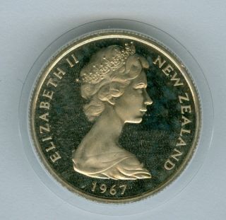 1967 Zealand 5 Cents Top Grade Pl Ultra Cameo. photo