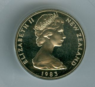 1983 Zealand 10 Cents Sp Heavy Cam Finest Graded. photo