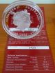 2012 Australia 5 Oz Proof Chinese Lunar Ii Dragon Silver Coin Australia photo 2
