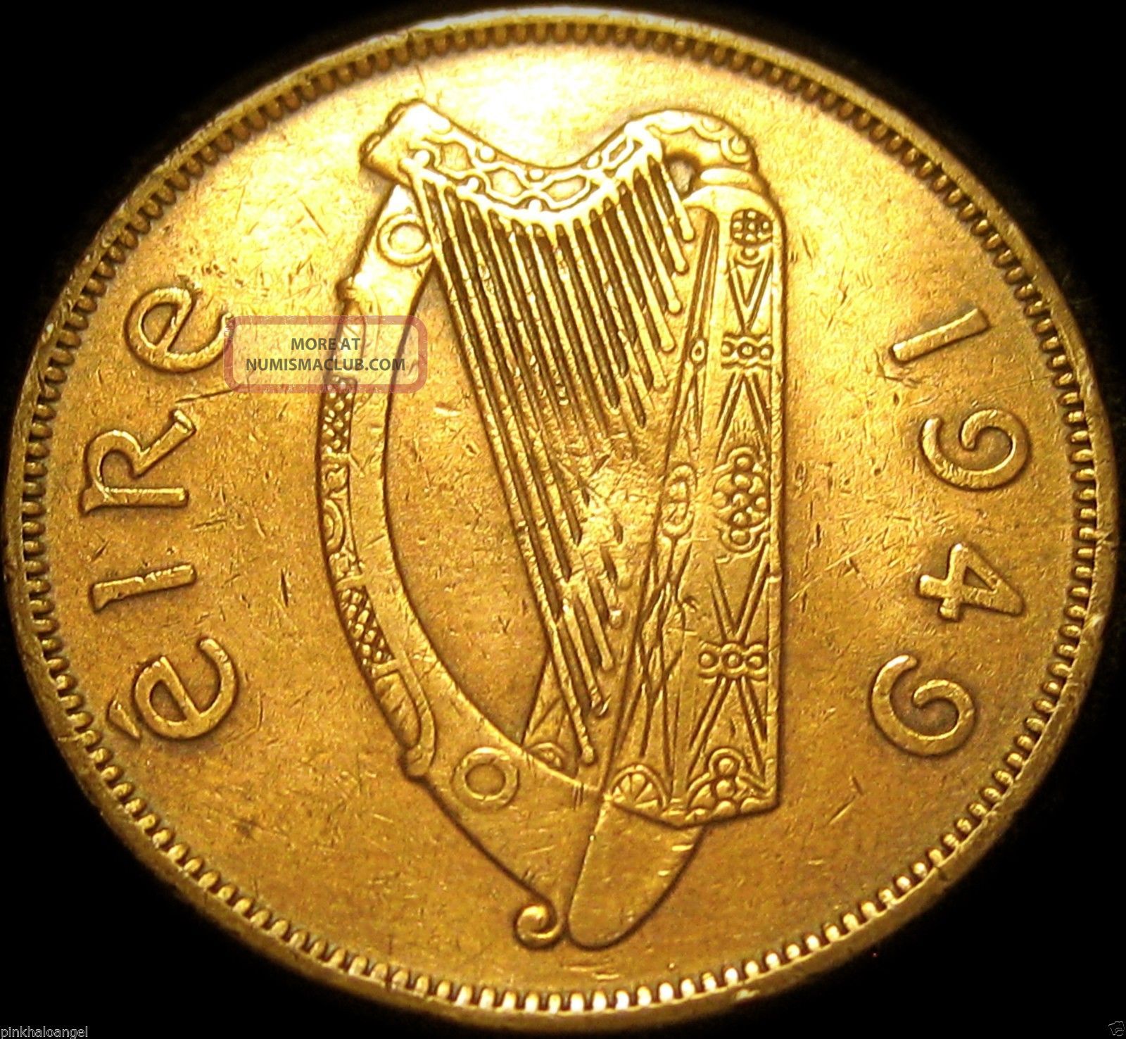 Hen With Chicks Ireland 1949 Penny Rare Large Irish Coin hen-with-chicks-ireland-1949-penny-rare-large-irish-coin