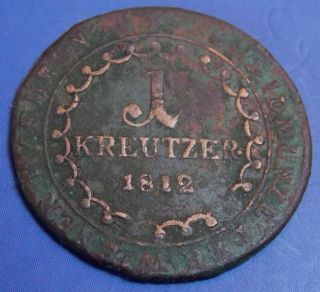 Austria 1 Kreutzer 1812 E photo