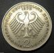 Germany Federal Coin 2 Mark 1970 - D Km A127 Theodor Heuss Germany photo 1