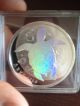 2012 1 Oz Ounce Silver Coin Fiji Taku Turtle Enhanced Holographic Effect.  999 Silver photo 2