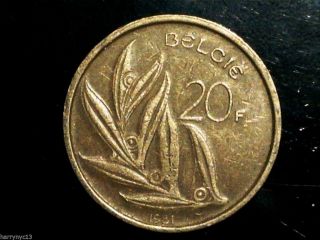 1981 Belgium 20 Francs photo