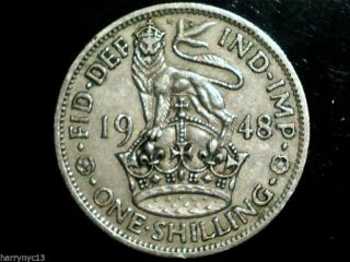 1948 Great Britain Shilling English Crest A photo