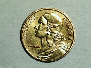 1985 France 5 Centimes,  Unc Scarce World Coin photo