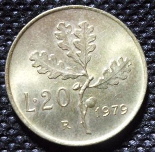 M22 Coin 20 Lire 1979 Italy photo