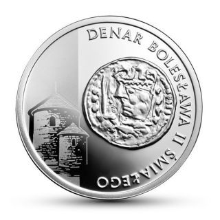 2013 Poland 5 Zloty History Of Polish Coin – Denarius Of Boleslaw Ii The Bold photo