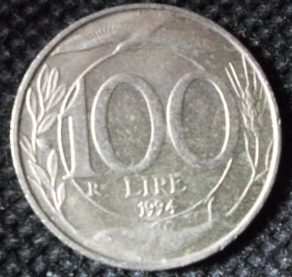 M59 Coin 100 Lire 1994 Italia Italy photo