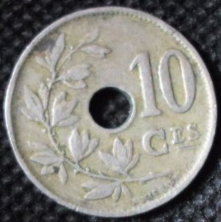 M52 Coin 10 Centimes 1923 Belgium Belgie Belgique photo