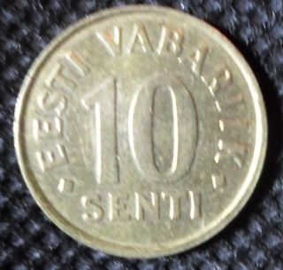 C65 Coin 10 Senti 2002 Estonia photo