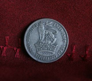 1931 Great Britain 1 Shilling Silver World Coin Uk British Lion Crown England photo