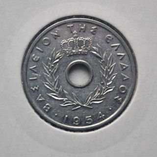 Greek Greece Coin 20 Lepta 1954 1 photo