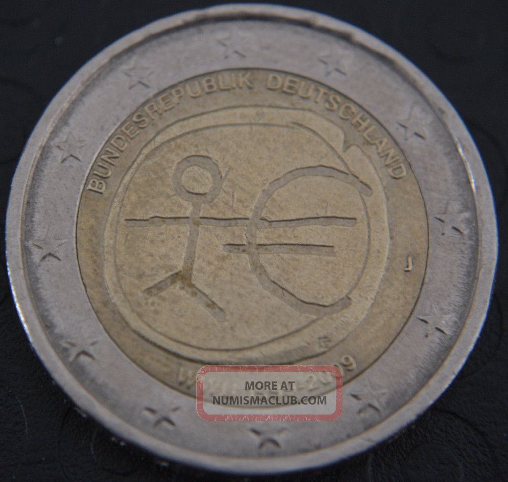 Stick Figures On Rare German Coin 75
