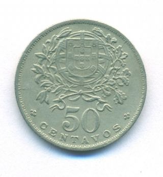 Portugal Coin 50 Centavos 1928 Copper - Nickel Km 577 Vf+ photo