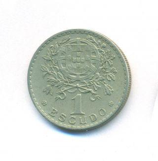 Portugal Coin 1 Escudo 1927 Copper - Nickel Km 578 Vf+ photo