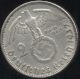 Rare Very Old Antique Vintage Silver 1937 - A Wwii Ww2 Nazi Eagle Bullion War Coin Germany photo 2
