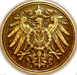 Germany - The German Empire 1905j Pfennig Coin - Great Coin S&h Discounts photo