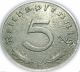 ♡ Germany - German Third Reich 1943e 5 Reichspfennig - Ww2 Coin W/ Swastika Coins: World photo 1