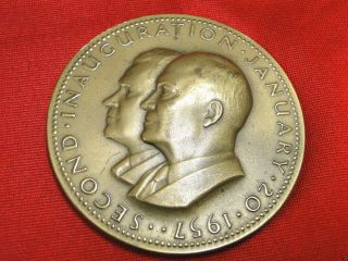 Fine Medallic Art Bronze Medal - 1957 Eisenhower & Nixon Inauguration Medal photo