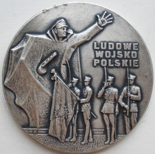 Art Medal Poland Polish People Army Ludowe Wojsko Polsk photo