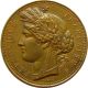 B350 France 1878 Universal Exhibition Paris Bronze Medal Exonumia photo 1